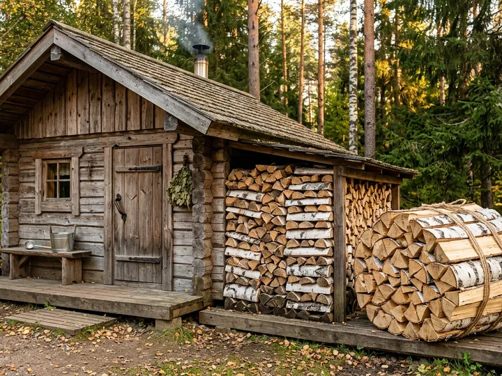 Дровник под ключ — Поварово